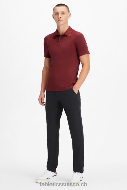 Hommes la journée d\'entrainement polo 170 B0B6R3422 sang de boeuf Fabletics