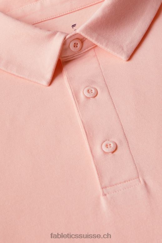 Hommes le polo 24-7 171 B0B6R3425 crème au beurre rose Fabletics