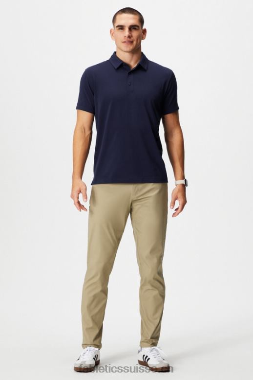 Hommes le polo 24-7 171 B0B6R3428 bleu marine profond Fabletics