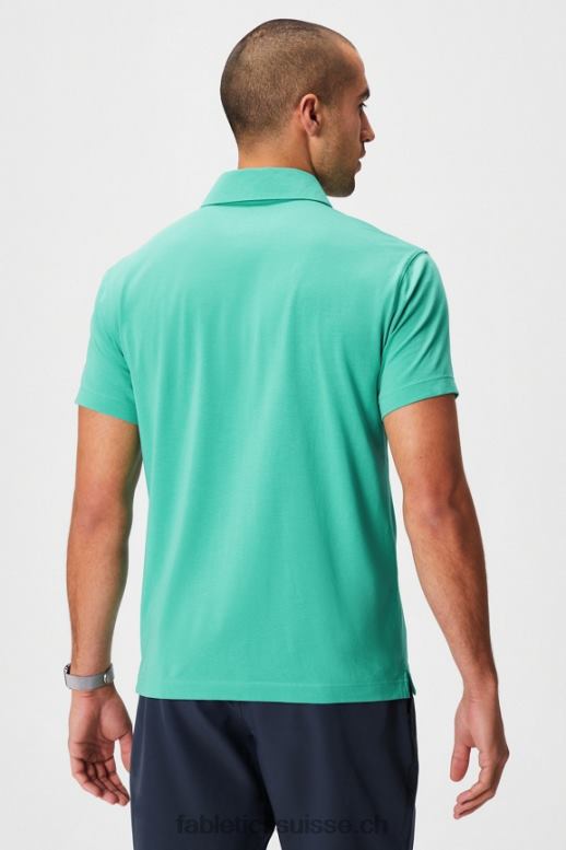 Hommes le polo 24-7 172 B0B6R3430 vert miami Fabletics