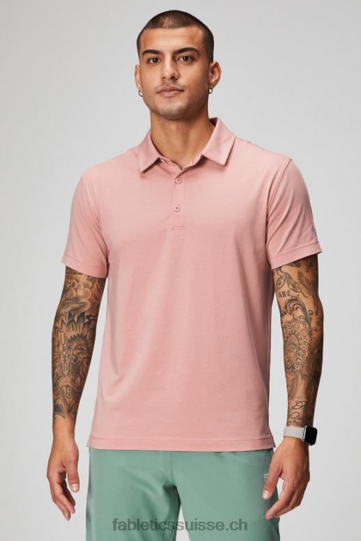 Hommes le polo 24-7 172 B0B6R3432 ardoise rose Fabletics