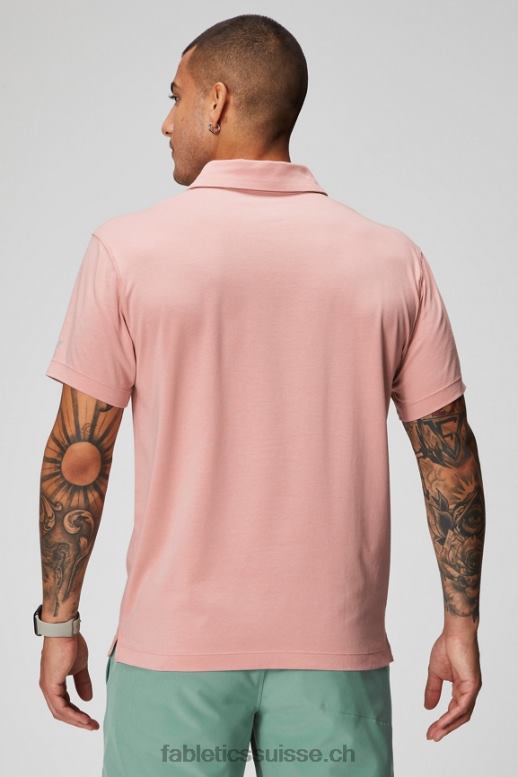 Hommes le polo 24-7 172 B0B6R3432 ardoise rose Fabletics