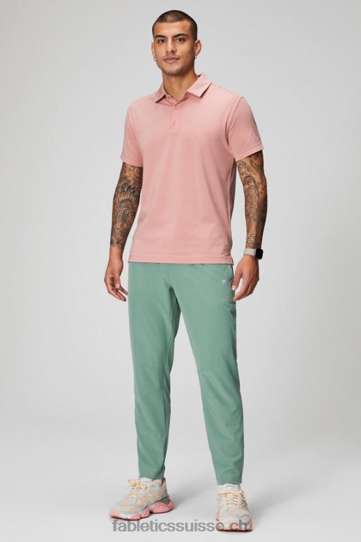 Hommes le polo 24-7 172 B0B6R3432 ardoise rose Fabletics