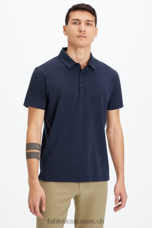 Hommes le polo 24-7 173 B0B6R3439 marine classique Fabletics