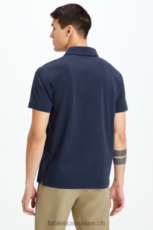 Hommes le polo 24-7 173 B0B6R3439 marine classique Fabletics