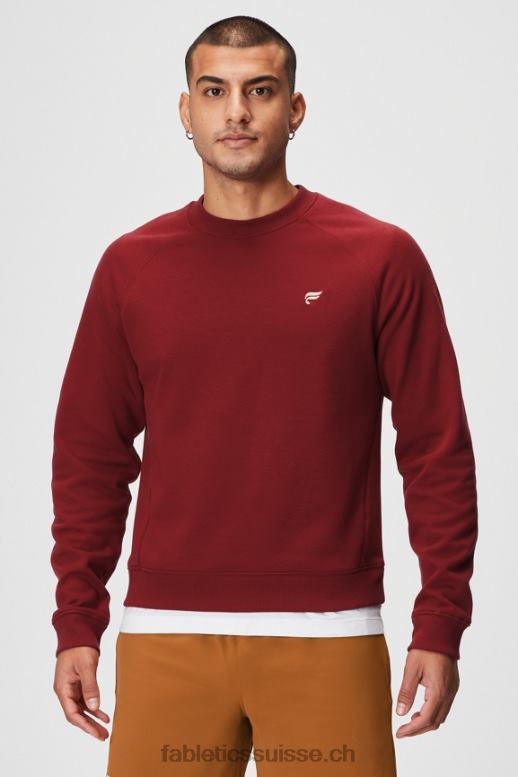Hommes l'équipage incontournable B0B6R3694 rouge adrénaline Fabletics