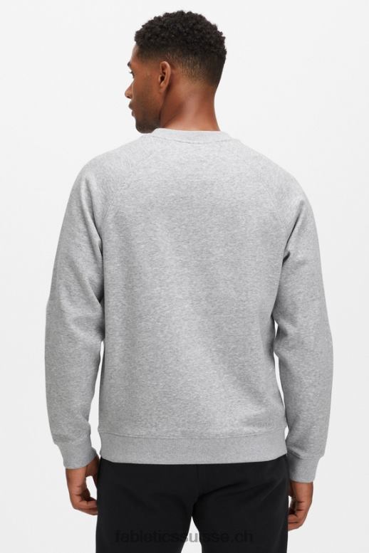 Hommes l\'équipage incontournable B0B6R3700 étiquette athlétique gris chiné classique Fabletics
