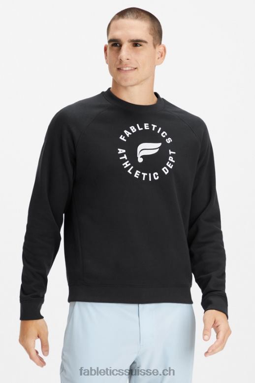 Hommes l'équipage incontournable B0B6R3701 timbre athlétique noir Fabletics