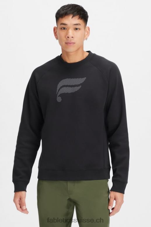Hommes l'équipage incontournable B0B6R3703 point d'épingle noir Fabletics