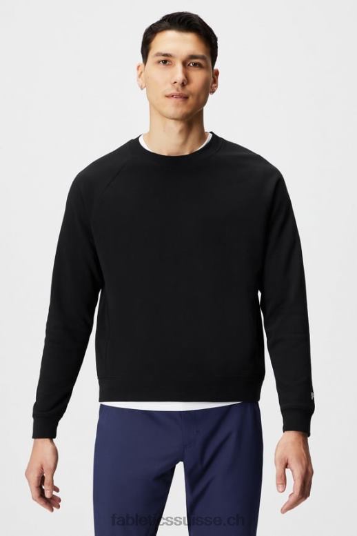 Hommes l'équipage léger incontournable B0B6R3669 noir Fabletics