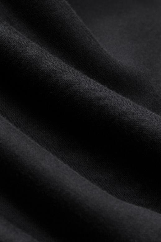 Hommes le sweat à capuche d\'après-match B0B6R3722 noir Fabletics