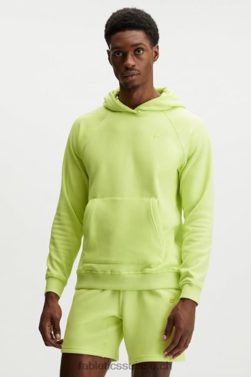 Hommes le sweat à capuche d'après-match B0B6R3724 chaux fanée Fabletics