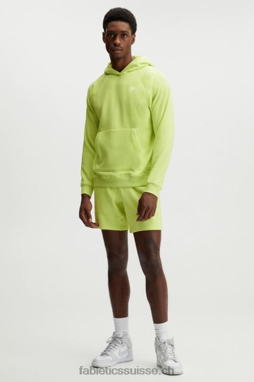 Hommes le sweat à capuche d\'après-match B0B6R3724 chaux fanée Fabletics