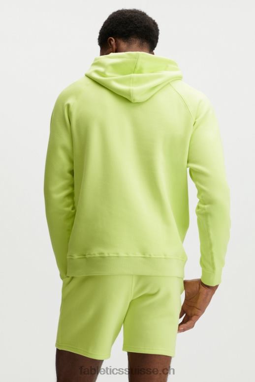 Hommes le sweat à capuche d\'après-match B0B6R3724 chaux fanée Fabletics