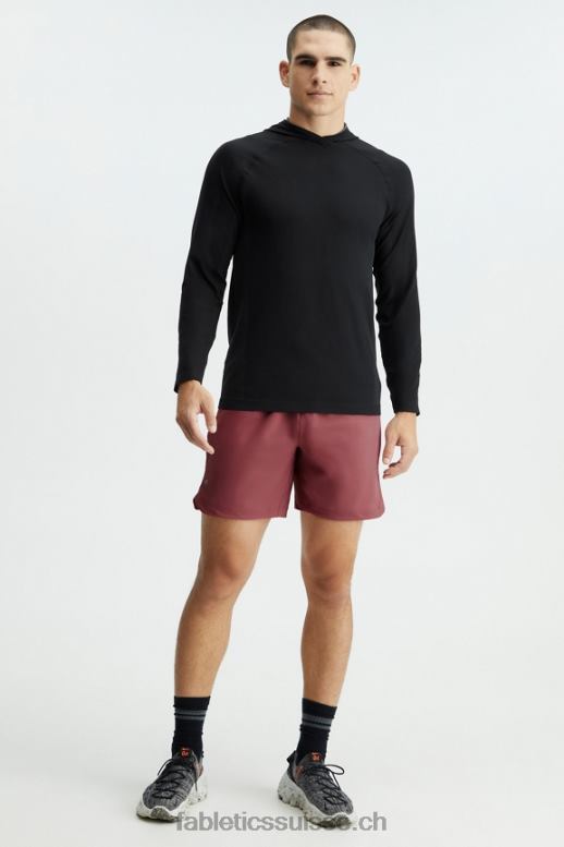 Hommes le sweat à capuche de la journée d\'entraînement B0B6R3622 noir Fabletics