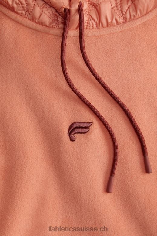Hommes le sweat à capuche de la ville des pins B0B6R3710 argile de grès Fabletics