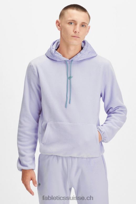 Hommes le sweat à capuche de la ville des pins B0B6R3711 brume lilas Fabletics