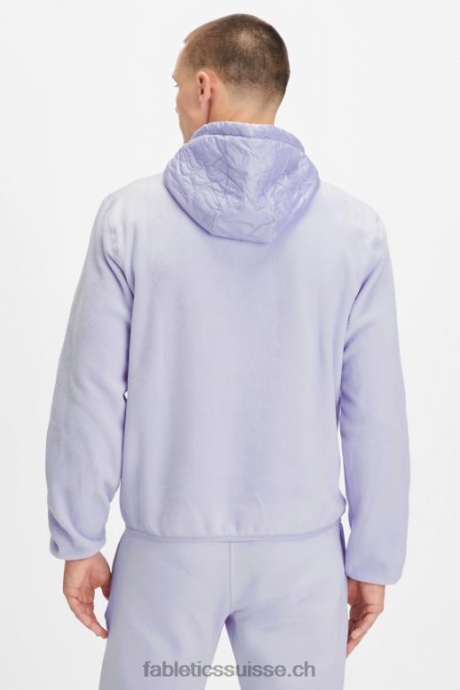 Hommes le sweat à capuche de la ville des pins B0B6R3711 brume lilas Fabletics