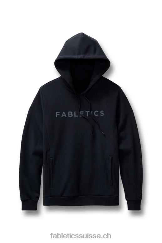 Hommes le sweat à capuche graphique courtside B0B6R3731 gris noir Fabletics