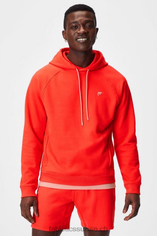 Hommes le sweat à capuche incontournable 190 B0B6R3672 lueur de feu Fabletics