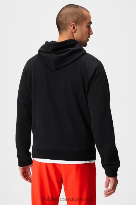 Hommes le sweat à capuche incontournable 190 B0B6R3673 collage noir Fabletics