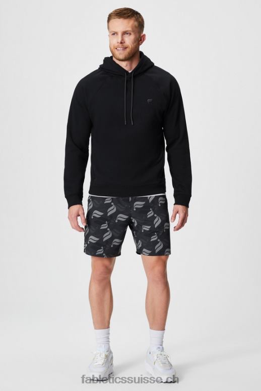 Hommes le sweat à capuche incontournable 190 B0B6R3674 la noire Fabletics