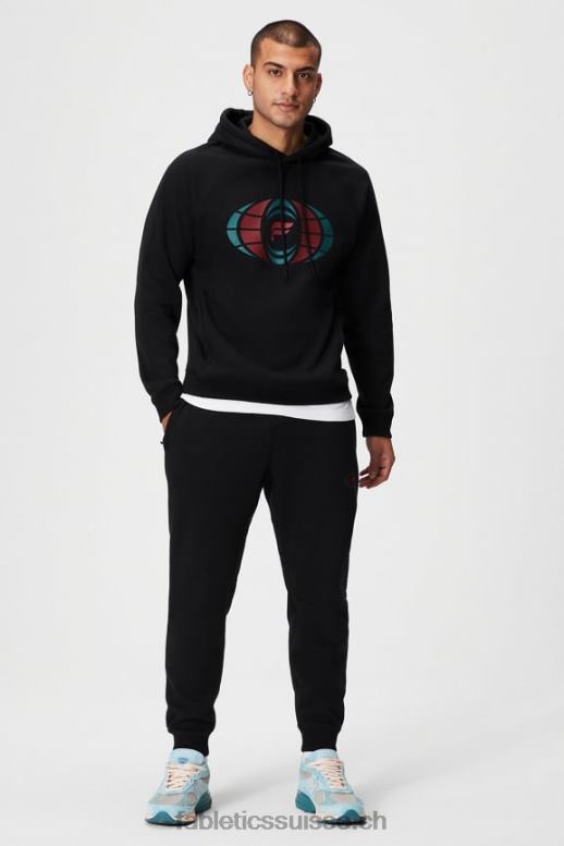 Hommes le sweat à capuche incontournable 191 B0B6R3679 noir dans le monde entier Fabletics