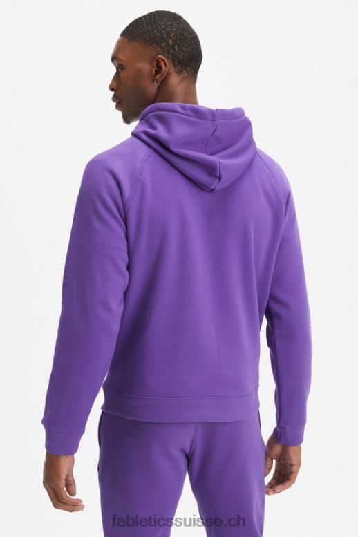 Hommes le sweat à capuche incontournable 192 B0B6R3682 suif violet Fabletics