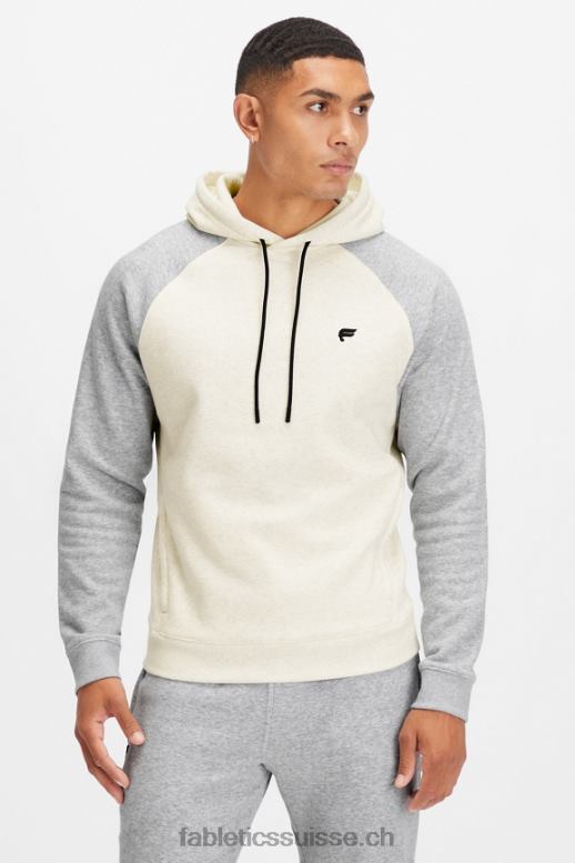 Hommes le sweat à capuche incontournable 192 B0B6R3684 os/gris classique chiné Fabletics