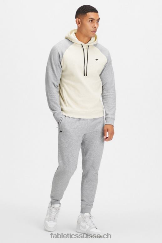 Hommes le sweat à capuche incontournable 192 B0B6R3684 os/gris classique chiné Fabletics