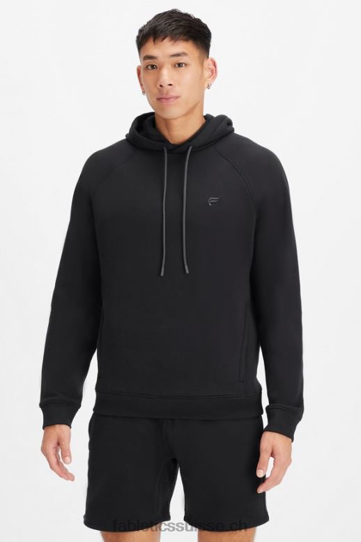 Hommes le sweat à capuche incontournable 192 B0B6R3686 noir Fabletics
