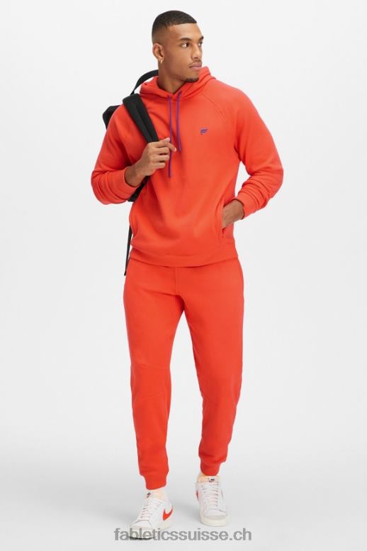 Hommes le sweat à capuche incontournable 193 B0B6R3689 flamme brillante Fabletics