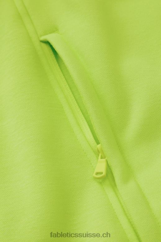 Hommes le sweat à capuche incontournable 193 B0B6R3691 citron vert vif Fabletics