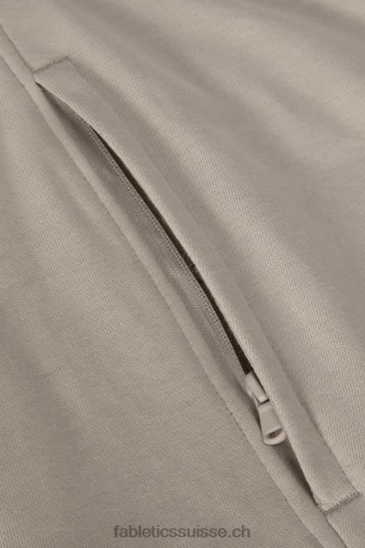 Hommes le sweat à capuche léger incontournable B0B6R3655 kaki brutaliste Fabletics