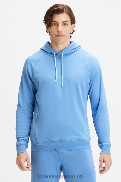 Hommes le sweat à capuche léger incontournable B0B6R3659 surf bleu Fabletics