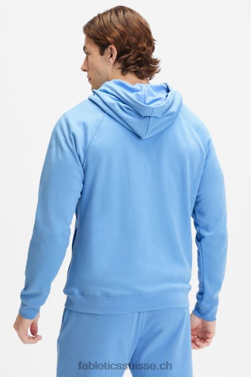 Hommes le sweat à capuche léger incontournable B0B6R3659 surf bleu Fabletics