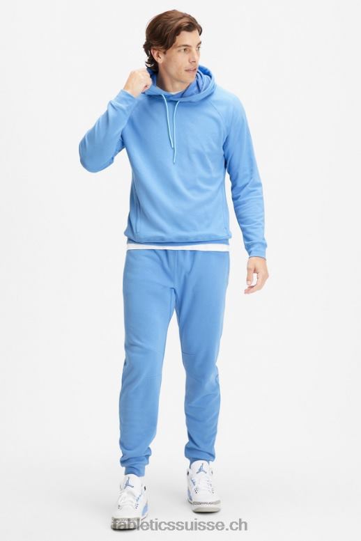 Hommes le sweat à capuche léger incontournable B0B6R3659 surf bleu Fabletics