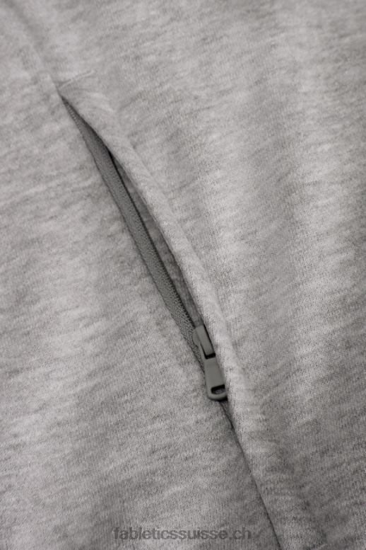 Hommes le sweat à capuche léger incontournable B0B6R3661 htr gris moyen Fabletics