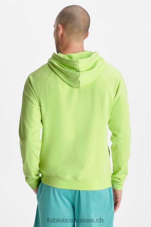 Hommes le sweat à capuche léger incontournable B0B6R3662 chaux fanée Fabletics