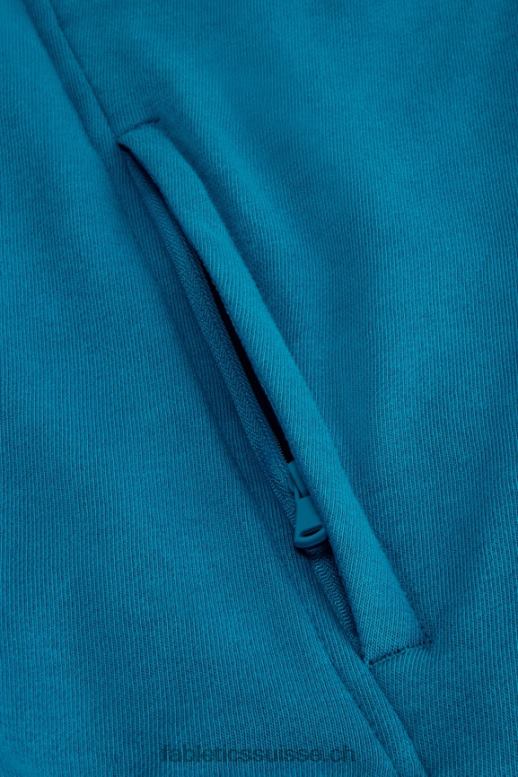 Hommes le sweat à capuche léger incontournable B0B6R3663 sarcelle nautique Fabletics