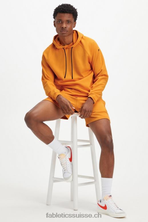 Hommes le sweat à capuche léger incontournable B0B6R3664 ocre doré Fabletics