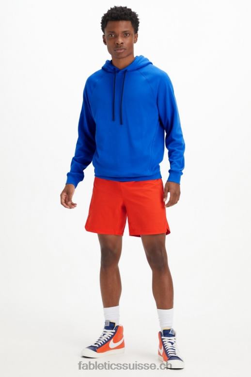 Hommes le sweat à capuche léger incontournable B0B6R3665 bleu de course Fabletics