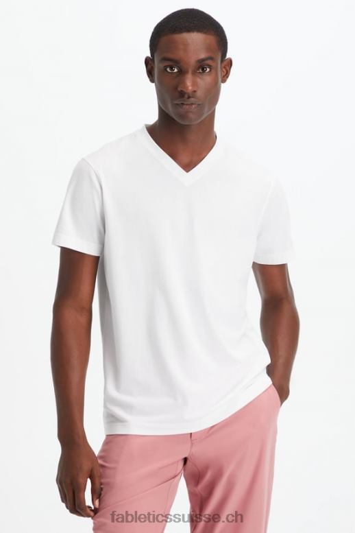 Hommes le col v 24-7 B0B6R3500 blanc Fabletics