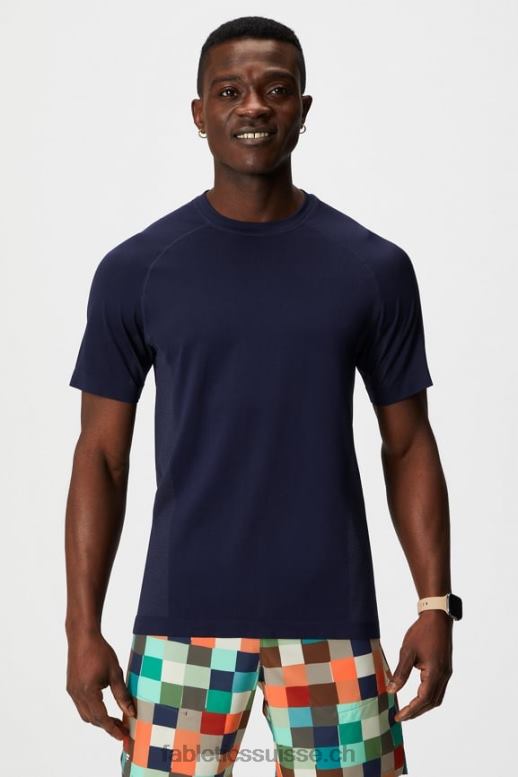Hommes le jour de la formation tee 175 B0B6R3464 bleu marine profond Fabletics