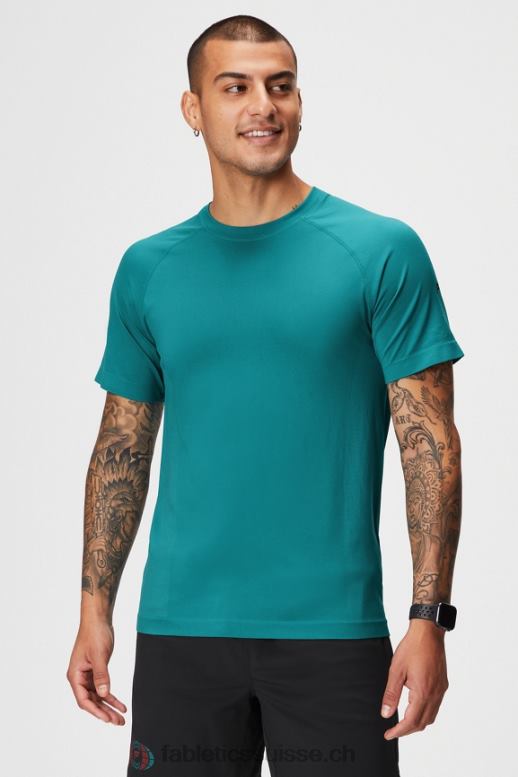 Hommes le jour de la formation tee 177 B0B6R3472 Sarcelle foncée Fabletics