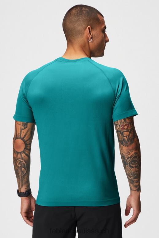 Hommes le jour de la formation tee 177 B0B6R3472 Sarcelle foncée Fabletics