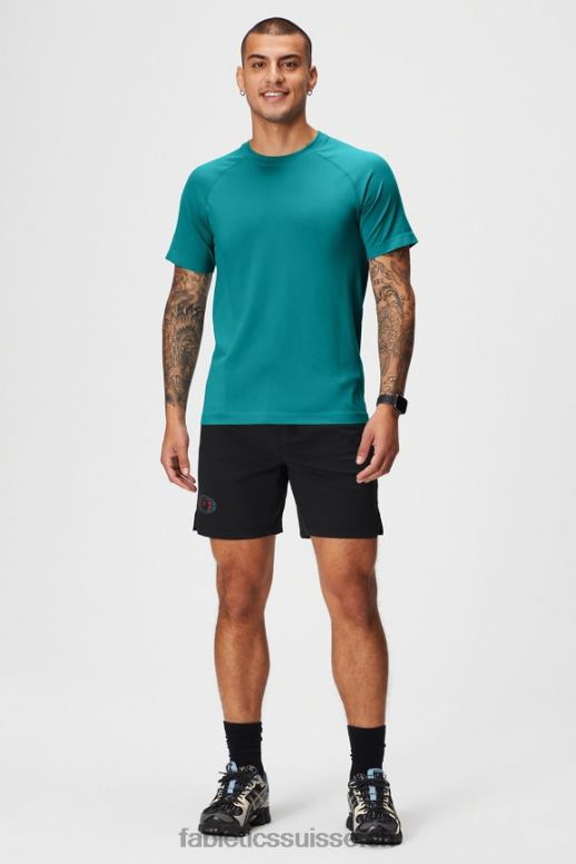 Hommes le jour de la formation tee 177 B0B6R3472 Sarcelle foncée Fabletics