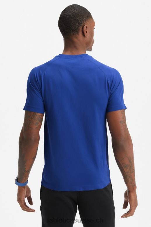 Hommes le jour de la formation tee 177 B0B6R3475 bleu français Fabletics