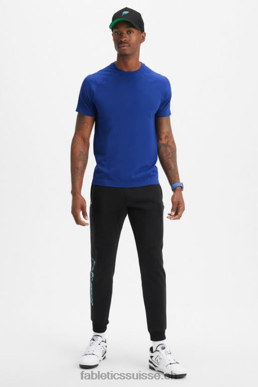 Hommes le jour de la formation tee 177 B0B6R3475 bleu français Fabletics