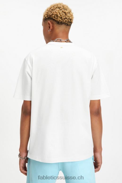 Hommes le t-shirt fierté r & r B0B6R3534 tous ensemble fierté classique blanc Fabletics